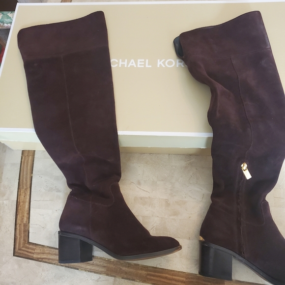 Michael Kors Boots Brown Suede - Picture 2 of 7